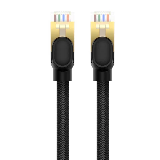 Baseus Hálózati kábel Cat.8, Ethernet RJ45, 40 Gbps, 3m (fekete) - 4