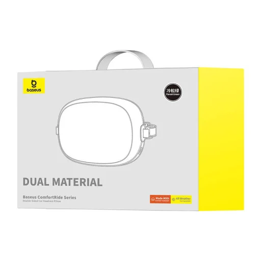 Baseus Comfort Ride Kétoldalú autós fejtámla párna (zöld) - 8
