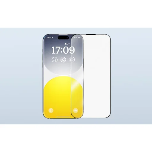 Baseus Diamond edzett üvegfólia 0,3 mm iPhone 15 Pro üvegfólia - 6