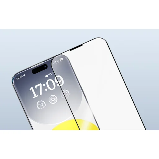 Baseus Diamond edzett üvegfólia 0,3 mm iPhone 15 Pro üvegfólia - 7
