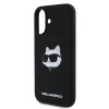  iPhone 16 Fekete Karl Lagerfeld Liquid Silicone Choupette Head MagSafe tok thumbnail