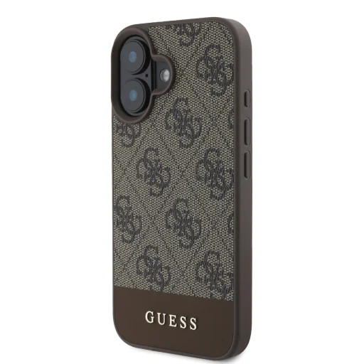  iPhone 16 Barna Guess PU 4G Stripe tok - 3