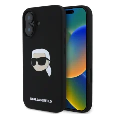  iPhone 16 Karl Lagerfeld Liquid Silicone Karl Head MagSafe tok
