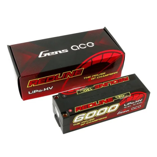 Gens Ace Redline 6000mAh 15.2V 130C 4S1P HardCase HV akkumulátor - 5