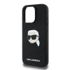  iPhone 16 Pro Max Fekete Karl Lagerfeld Liquid Silicone Karl Head MagSafe tok - 4
