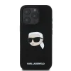  iPhone 16 Pro Max Fekete Karl Lagerfeld Liquid Silicone Karl Head MagSafe tok - 2