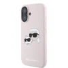  iPhone 16 Pink Karl Lagerfeld Liquid Silicone Double Heads MagSafe tok thumbnail