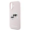  iPhone 16 Pink Karl Lagerfeld Liquid Silicone Double Heads MagSafe tok thumbnail
