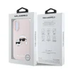  iPhone 16 Pink Karl Lagerfeld Liquid Silicone Double Heads MagSafe tok thumbnail