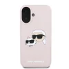  iPhone 16 Pink Karl Lagerfeld Liquid Silicone Double Heads MagSafe tok thumbnail