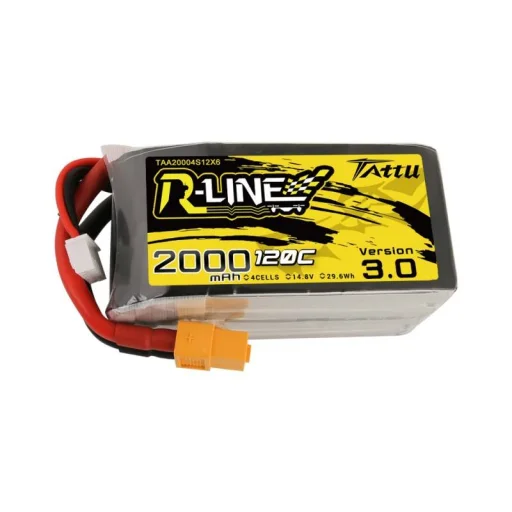 Tattu R-Line Version 3.0 2000mAh 14.8V 120C 4S1P XT60 akkumulátor - 1