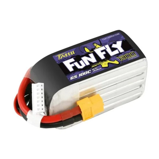 Tattu Funfly 1300mAh 22,2V 100C 6S1P XT60 akkumulátor - 2