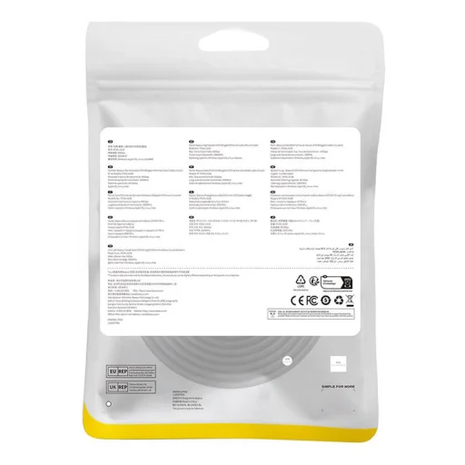 Baseus Hálózati kábel Cat.8, Ethernet RJ45, 40 Gbps, 8m (fekete) - 9