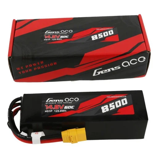 Gens Ace 8500mAh 14.8V 60C 4S1P XT90 akkumulátor - 5