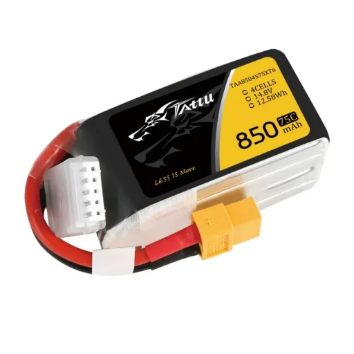 Tattu 850mAh 14.8V 75C 4S1P XT60 akkumulátor - 3