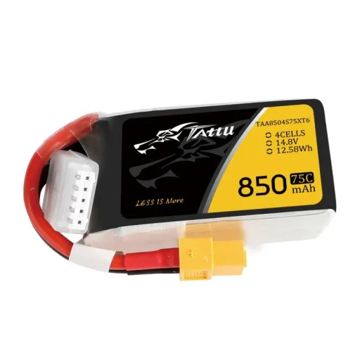 Tattu 850mAh 14.8V 75C 4S1P XT60 akkumulátor - 1