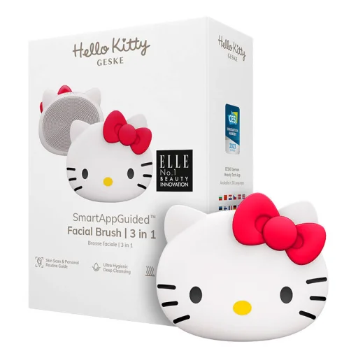 Geske 3 az 1-ben Okos arctisztító kefe (Hello Kitty gyöngyház) - 1
