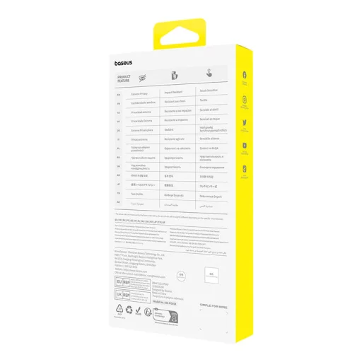 Baseus Diamond kijelzővédő edzett üvegfólia iPhone 15 Plus üvegfólia - 5