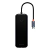 Baseus AcmeJoy 5 az 1-ben hub, USB-C - 2xUSB 3.0, USB 2.0, USB-C PD, RJ45 (sötétszürke) thumbnail