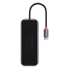 Baseus AcmeJoy 5 az 1-ben hub, USB-C - 2xUSB 3.0, USB 2.0, USB-C PD, RJ45 (sötétszürke) thumbnail