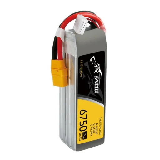 Tattu 6750mAh 14.8V 25C 4S1P XT90 akkumulátor - 4
