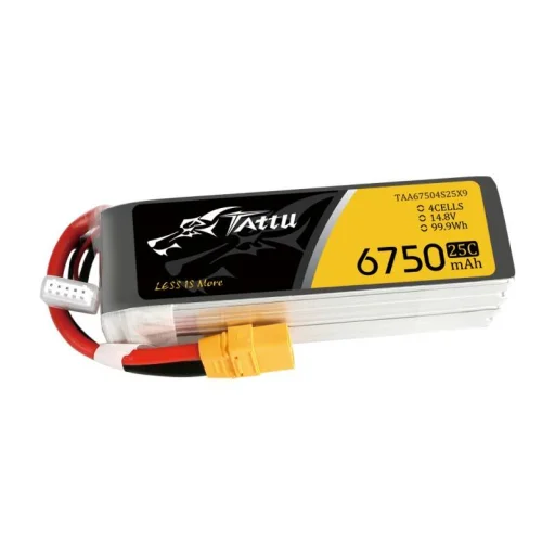 Tattu 6750mAh 14.8V 25C 4S1P XT90 akkumulátor - 1