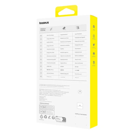 Baseus CyberLoop Series mágneses tok iPhone 15 Pro Max (fekete) - 5