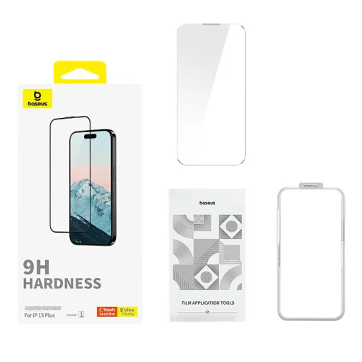 Baseus Diamond edzett üvegfólia 0,3 mm iPhone 15 Plus üvegfólia - 2