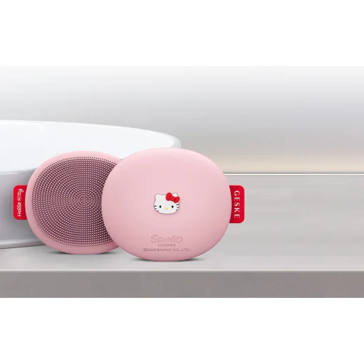 Geske 3 az 1-ben Okos arctisztító kefe (Hello Kitty rózsaszín) - 5