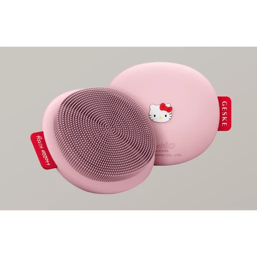Geske 3 az 1-ben Okos arctisztító kefe (Hello Kitty rózsaszín) - 8