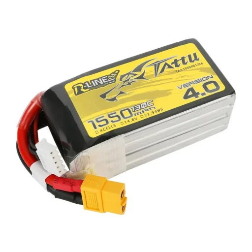 Tattu R-Line Version 4.0 1550mAh 14.8V 130C 4S1P XT60 akkumulátor - 5