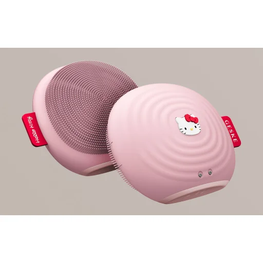 Geske 4 az 1-ben Okos szónikus arctisztító kefe (Hello Kitty rózsaszín) - 7