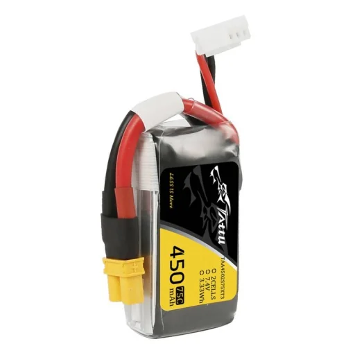 Tattu 450mAh 7.4V 75C 2S1P akkumulátor - 4
