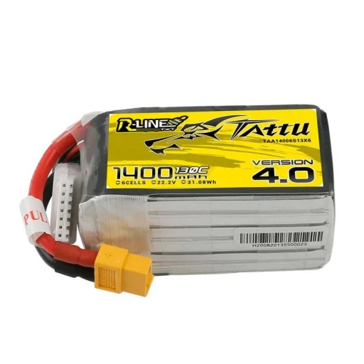 Tattu R-Line 4.0 1400mAh 22.2V 130C 6S1P XT60 akkumulátor - 1