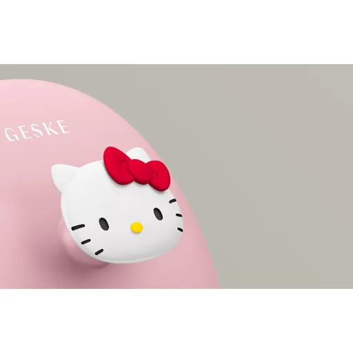 Geske 3 az 1-ben Okos arctisztító kefe (Hello Kitty rózsaszín) - 7