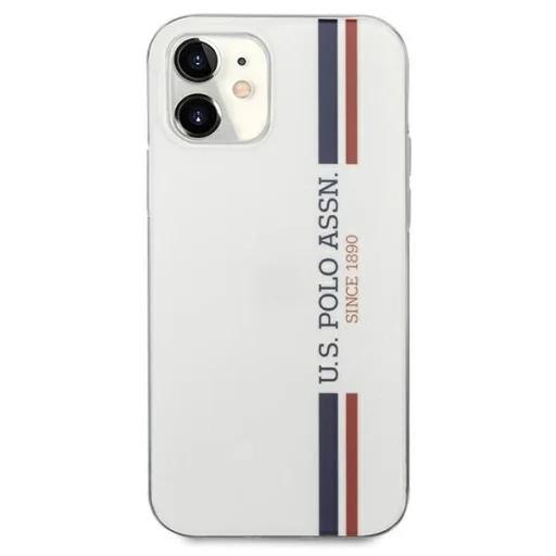 US Polo USHCP12SPCUSSWH iPhone 12 mini 5,4" fehér Tricolor Collection tok - 3