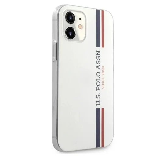 US Polo USHCP12SPCUSSWH iPhone 12 mini 5,4" fehér Tricolor Collection tok - 4