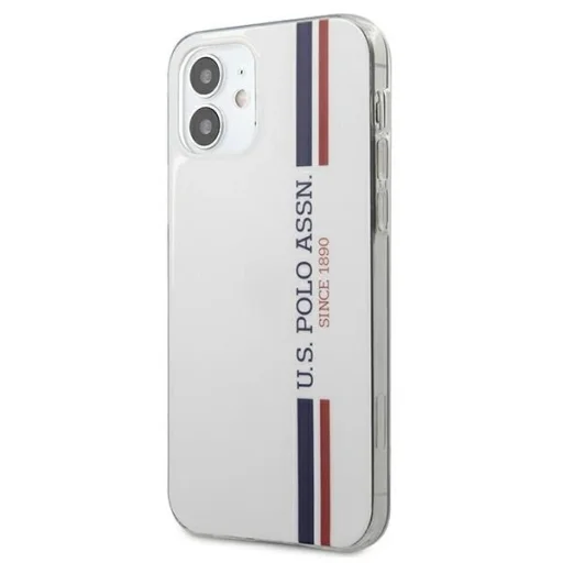 US Polo USHCP12SPCUSSWH iPhone 12 mini 5,4" fehér Tricolor Collection tok - 2