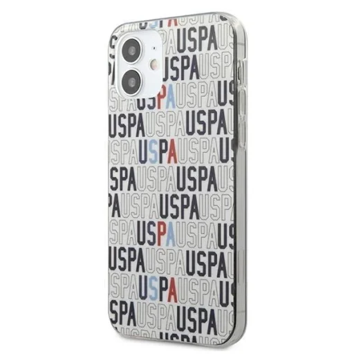 US Polo USHCP12SPCUSPA6 iPhone 12 mini 5,4" fehér Logo Mania Kollekció tok - 2