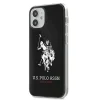 US Polo USHCP12STPUHRBK iPhone 12 mini 5,4" fekete Shiny Big Logo tok - 2