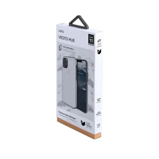 Uniq Vesto Hue tok iPhone 11 Pro Max - átlátszó és ezüst - 2