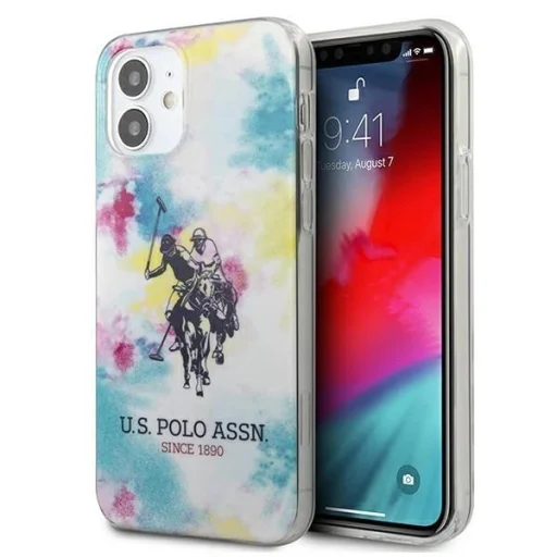 US Polo USHCP12SPCUSML iPhone 12 mini 5,4" multicolor Tie & Dye Collection tok - 1