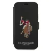US Polo USFLBKP12SPUGFLBK iPhone 12 mini 5,4" fekete fliptok Polo Embroidery Collection - 2
