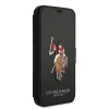 US Polo USFLBKP12SPUGFLBK iPhone 12 mini 5,4" fekete fliptok Polo Embroidery Collection - 3