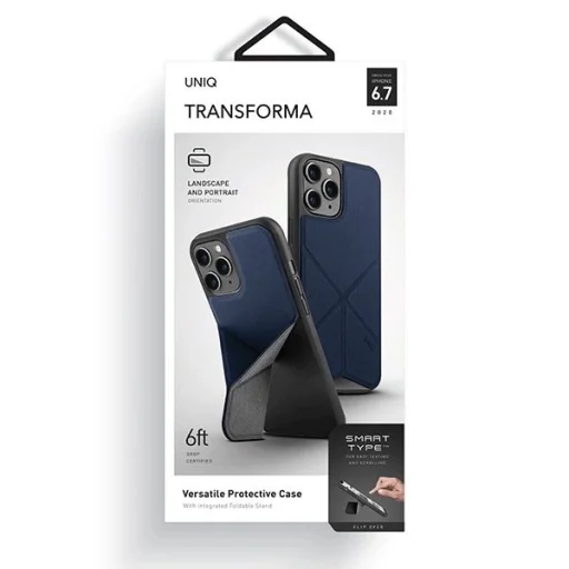 Uniq Transforma tok iPhone 12 Pro Max - kék - 7