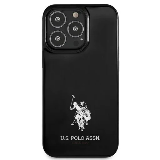 US Polo USHCP13LUMHK iPhone 13 Pro / 13 6.1" fekete/fekete kemény tok Horses Logo - 3