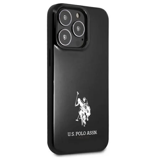 US Polo USHCP13LUMHK iPhone 13 Pro / 13 6.1" fekete/fekete kemény tok Horses Logo - 4