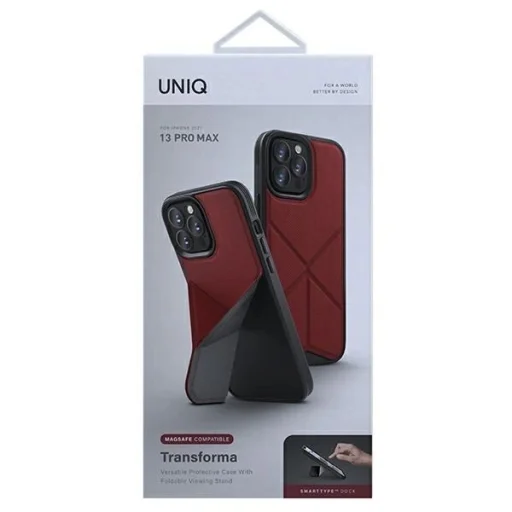 Uniq Transforma MagSafe tok iPhone 13 Pro Max - piros tok - 11