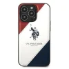 US Polo USHCP14LPSO3 iPhone 14 Pro 6.1" fehér/fehér Tricolor Embossed tok thumbnail