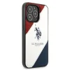 US Polo USHCP14LPSO3 iPhone 14 Pro 6.1" fehér/fehér Tricolor Embossed tok thumbnail